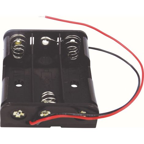 Porte-pile 3 x RS PRO AA, raccordement Fils ( Prix pour 1 )