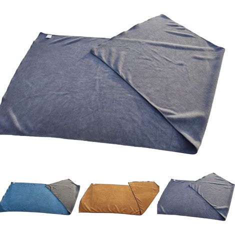 3er-Pack Mikrofasertücher, schnelltrocknend, weich, doppellagig, verdickt, super saugfähig, ideal für die Autowäsche (1/5)