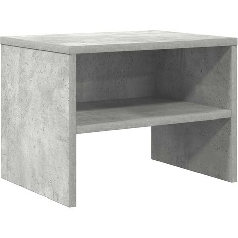 Maison Exclusive - Nachttisch Betongrau 40x30x30 cm Holzwerkstoff