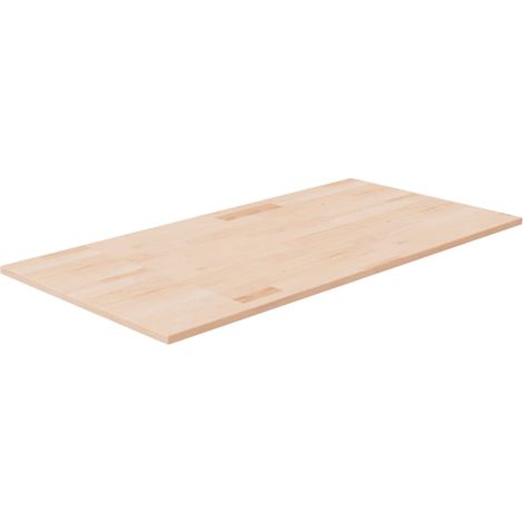 Comptoir de salle de bain Meuble de rangement de salle de bain - 100x50x1,5 cm Bois massif non traité BV647226 - BonneVie (1/4)