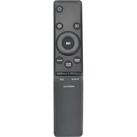 Télécommande - Pour Barre De Son Samsung HW-M450 HW-M4500 HW-M4501 HW-M550 HW-M430 HW-M360 HW-M370 - Noir - 1 Pièce (1/4)