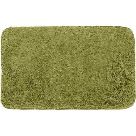 Tapis de porte à poils longs, tapis d'entrée, paillasson de bienvenue décoratif pour le printemps, tapis de sol antidérapant décoratif pour la maison/salle de bain/cuisine/intérieur 51 x 81 cm (1/5)