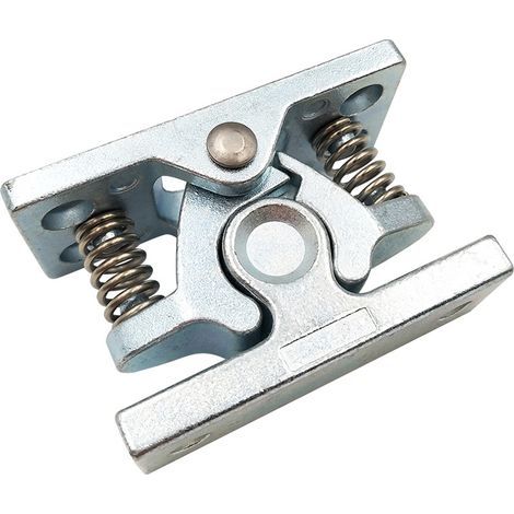 Hochwertiger Türriegel aus Zinklegierung, federbelasteter Türstopper, robuste Türklemme (1/5)