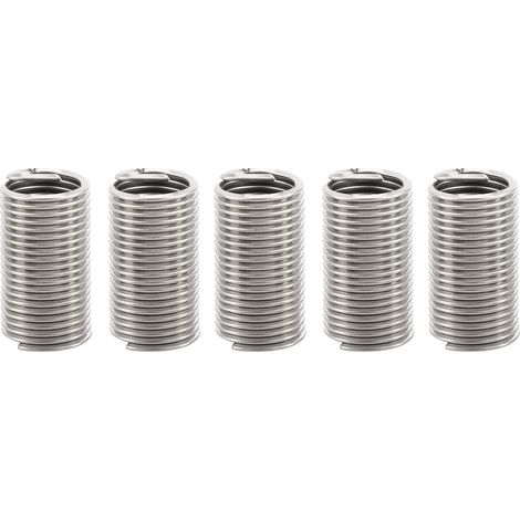 Kit de réparation de vis avec 5 inserts filetés en acier inoxydable, manchons de protection et vis M24x3x3D