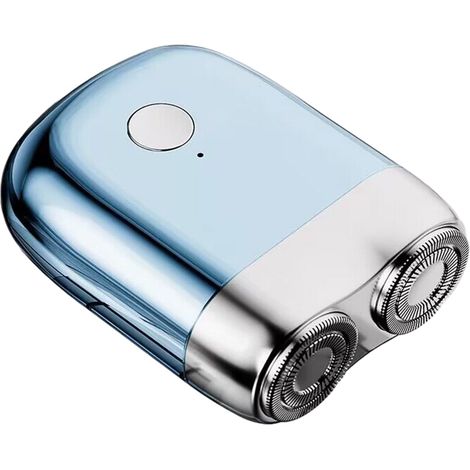 Rasoir Électrique Rotatif - Rechargeable Sans Fil - Pour Homme - Compact Léger - Utilisation Quotidienne Et Voyage - 1 Pièce (1/5)