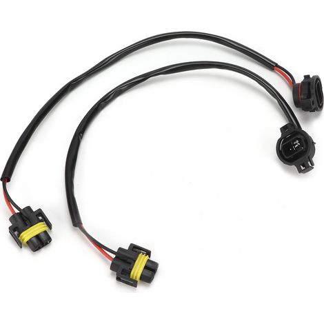Adaptateur H16 5202 mâle vers H11 femelle, câble avec douille, projecteur et phare antibrouillard de remplacement pour Jeep Wrangler JK JL, connecteur étanche, kit de conversion rapide. (1/5)