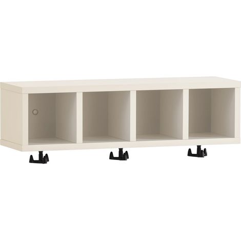 Étagère, Beige crème, 59,8 x 17,6 x 20,2 cm (1/3)