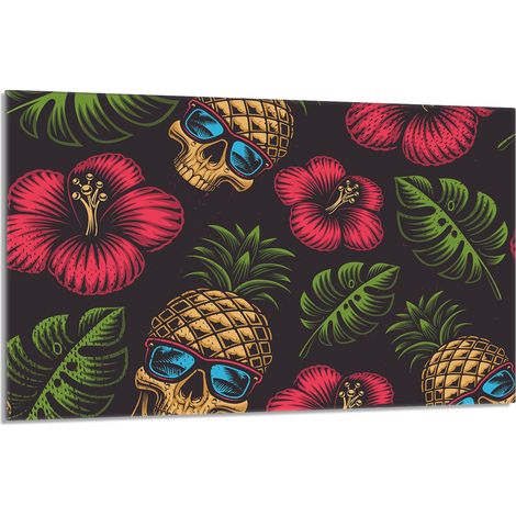 Protector de cristal para estufa 80x52 Piña (1/5)