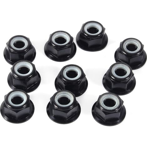 Aramox Lot de 10 écrous autobloquants M5 à insert nylon (1/5)