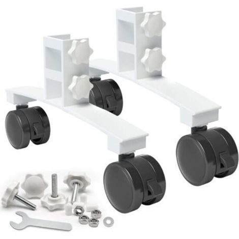 Lot De 2 Pieds De Chauffage Infrarouge, Universels - Pieds Robustes Pour Une Utilisation Autonome Du Chauffage Électrique - Convient Pour Différentes Marques Et Modèles Avec Cadre (1/4)