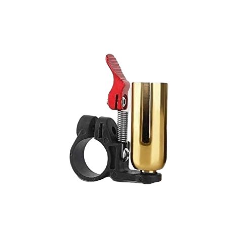 TIMBRE DE BICICLETA DORADO PARA CUADRO DE BICICLETA DE DIÁMETRO 21-23MM
