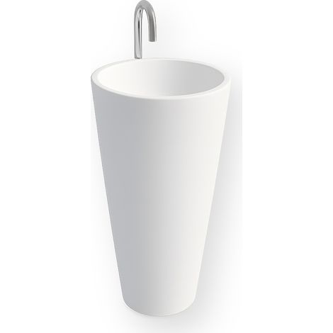 LAVABO SU COLONNA - KEZIA - Lavabo - 50x50x90CM