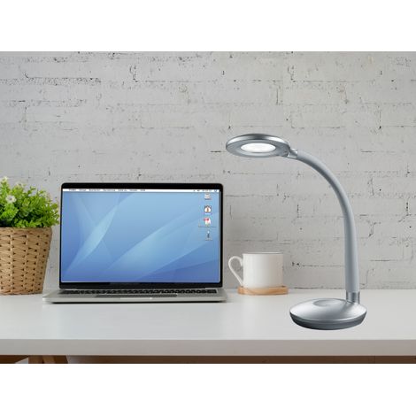 Reality Leuchten LED Tischleuchte Cobra titan Tischleuchte (1/5)