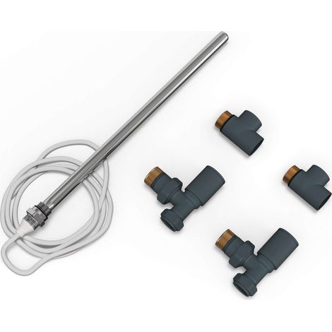 Talus - Dual Fuel Towel Rail Kit 300w Standard Anthracite