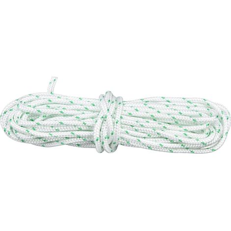 Corde de démarrage en Nylon de 3.5MM, cordon de traction de démarreur de trononneuse de jardin résistant à l'usure pour tondeuse à gazon artisanale, 10m / 32,8 pieds (1/4)