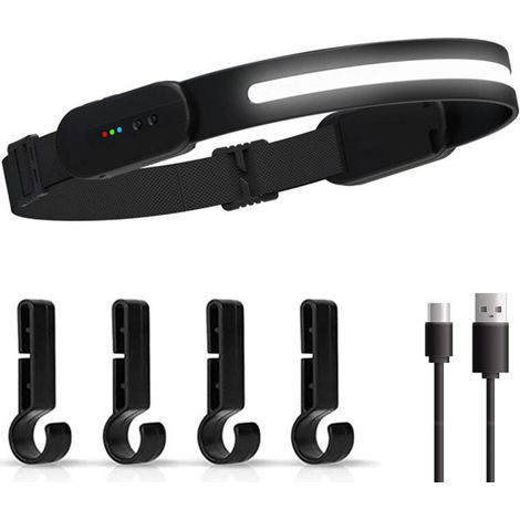Cette lampe frontale Bluetooth rechargeable est équipée d'un détecteur de mouvement. Légère, flexible, étanche IPX4 et réglable jusqu'à 230 degrés, elle est également classée A+++ pour son efficacité (1/5)