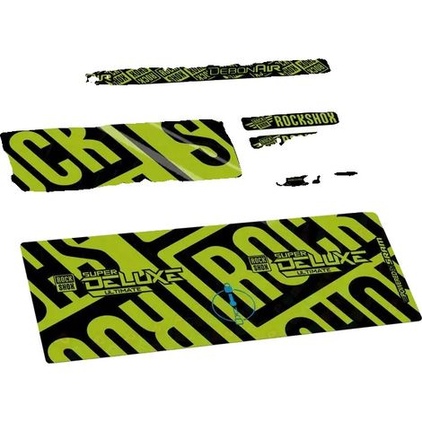 Pegatinas, vinilo de alta calidad, colores personalizables, verde lima 2 (1/2)