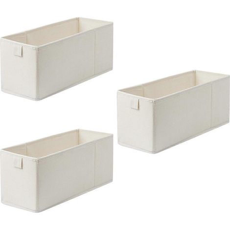 Grande boîte de rangement pour placard, boîte de rangement pliable et robuste -- (1/5)