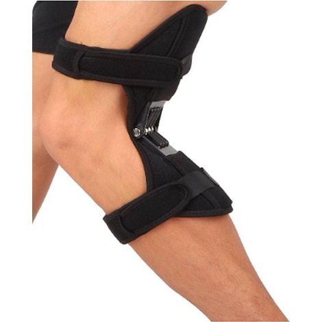 Genouillère pour la randonnée, genouillère respirante avec support à ressort réduit la pression du genou pour l'arthrose du genou, l'alpinisme (1/5)