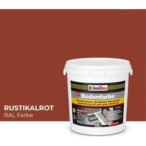 Pintura para carreteras IsolBau para hormigón, color rústico, 20 kg. (1/5)