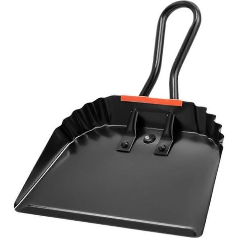 Pelle à poussière industrielle en métal de 30 cm avec poignée (1/5)