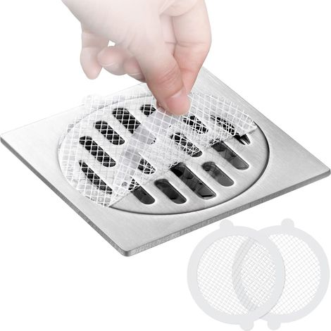Pack de 30 filtros antiobstrucción desechables para baño, ducha, bañera, lavabo (1/5)