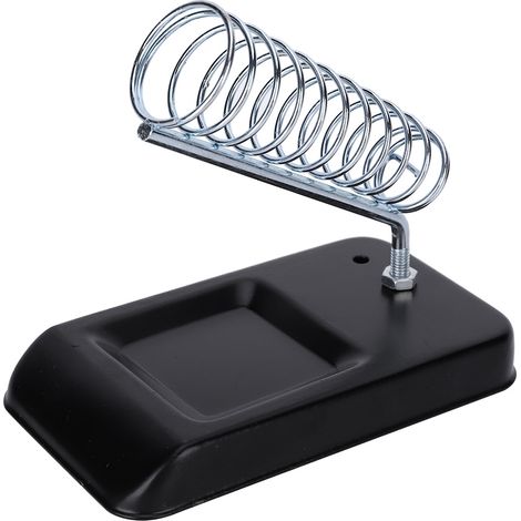 Support universel pour fer à souder B-01, base métallique stable, support manuel réglable, porte-fer robuste pour station de soudage, établi, bricolage. (1/5)