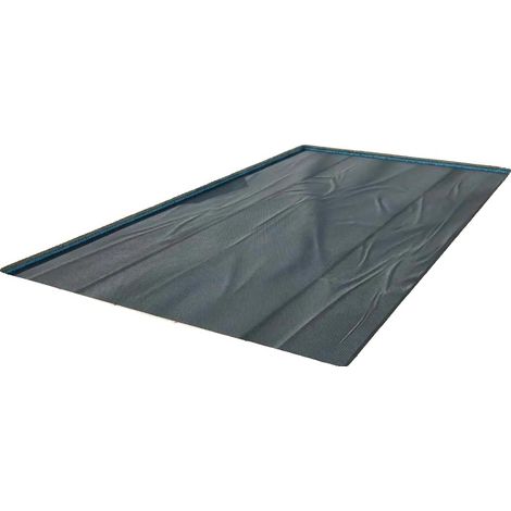 Couverture de piscine solaire, isolation efficace, protection multi-usages, Noir (1/5)