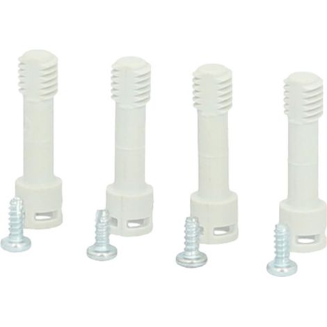Fibox Grey screw set, High cover (25-100 mm) High base (50-125 mm)  Schrauben-Set     1 Set