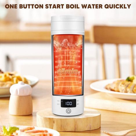 Bouilloire de voyage - - 500 ml - 300 W - Acier inoxydable - Anti-brûlure (1/5)