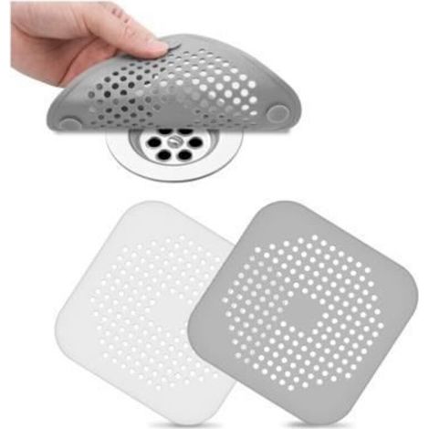 Filtre de Drain en Silicone - Noname - 2 Pcs - Ventouses Puissantes - Durable - Facile à Nettoyer (1/4)