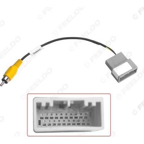 Compatible avec le câble de conversion de câble de marche arrière de voiture Honda à 20 broches, le câble de caméra de recul à 20 broches et le câble adaptateur de caméra de recul de véhicule. (1/4)
