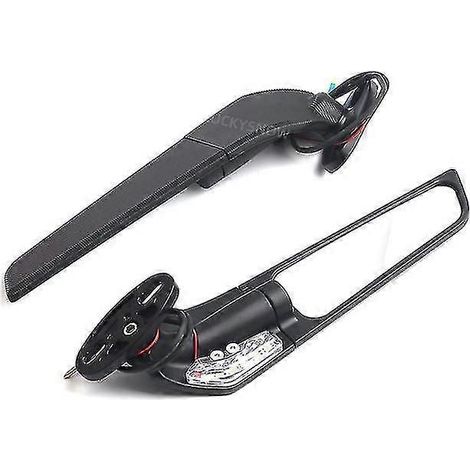 Rétroviseur réglable avec déflecteur de vent pour moto Kawasaki ZX10R ZX9R ZX6R ZX636 (1/5)