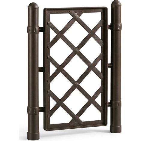 Spalliera moka Modulare per Piante Rampicanti Grigliato in Plastica 43x52 cm con Giunti e Tappi Supporto Traliccio rete Divisorio Grigliato per Giardino e Balcone Made in Italy