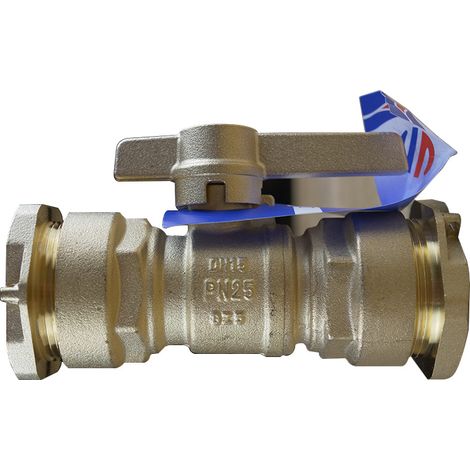 Arco – Raccord laiton ACS pour tube PEHD Ø25 – Vanne à sphère – Filetage plomberie – Forme droite – Configuration standard
