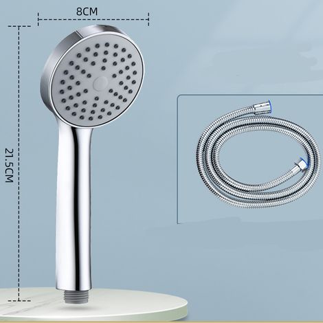 Wassersparender Duschkopf (80 mm Durchmesser): Universeller 1/2-Zoll-Duschkopf, einfach zu installierender Duschkopf für das Badezimmer (1/5)