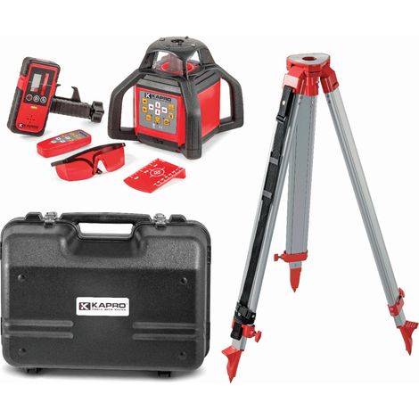 Livella laser 8991 ELECTROTA Raggio Rosso 360B0 Rotante con treppiede 1997451 PROLASER KAPRO (1/4)