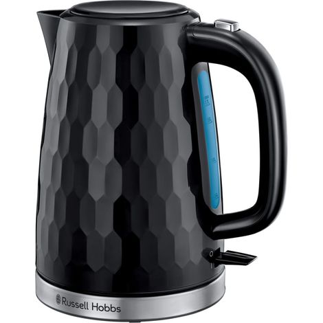 RUSSELL HOBBS Bollitore Honeycomb Nero 1.7 Litri (1/5)