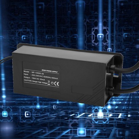 NP-10000-30 Elektronischer Transformator für Neonbeleuchtung, Stromversorgung 10 kV 30 mA (1/5)