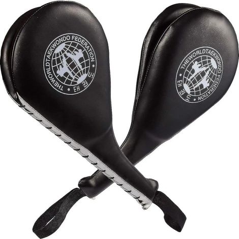 Lot de 2 coussinets de frappe Taekwondo – Double coup de pied durable pour entraînement de kickboxing, sport de combat (1/3)