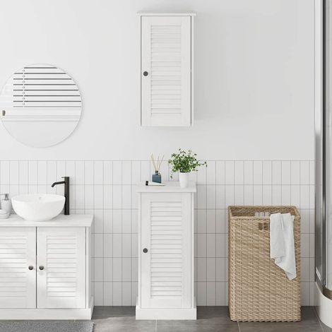 Badezimmermöbel-Set mit Regal VIGO 2 pcs Weiß und Antikweiß