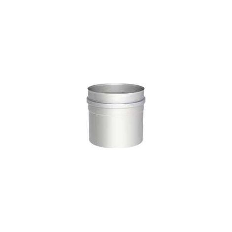 Raccord sortie de poêle - Conduit inox 0,6 mm 130 mm