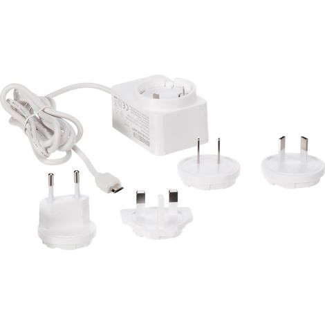 Ladegerät universal mit Micro-USB-Anschluss - 5 vdc - 2,5 a mit 4 Reisebuchsen (1/5)
