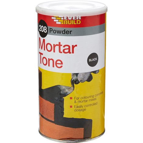 Everbuild PMTBK1 208 Powder Mortar Tone Black 1kg EVBPMTBK1