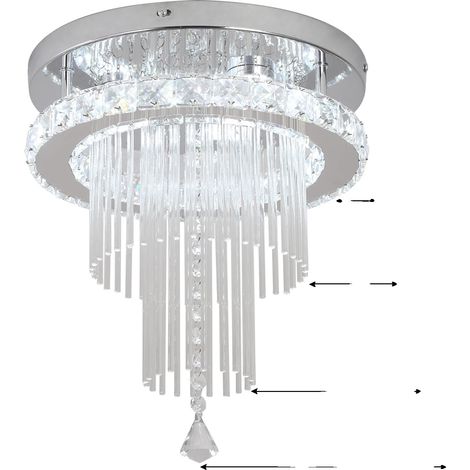 Lámpara de araña, diseño moderno de cristal, iluminación LED de bajo consumo, azul, regulable. (1/2)