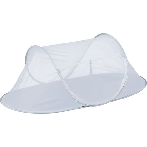 Cloche alimentaire pop up protection insectes 53 x 53 x 30 cm pratique pour repas en polyester gris (1/5)