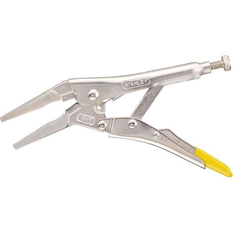 STANLEY 0-84-812 Long Nose Locking Pliers 170mm STA084812