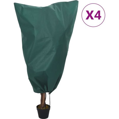 Wintervlies mit Kordelzug 4 Stk. 70 g/m² 0,8x1 m