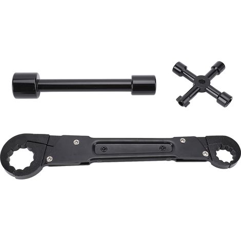 Outils de plomberie, clé d'arrêt d'angle en acier sur Kit, plombier professionnel pour les projets de canalisations (1/5)