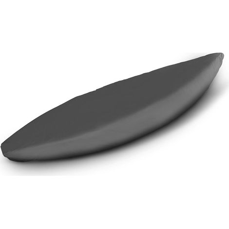 Professionelle Universalabdeckung für Kajak, Kanu, Boot, wasserdicht, UV-beständig, staubdicht – 4,5 m, Grau